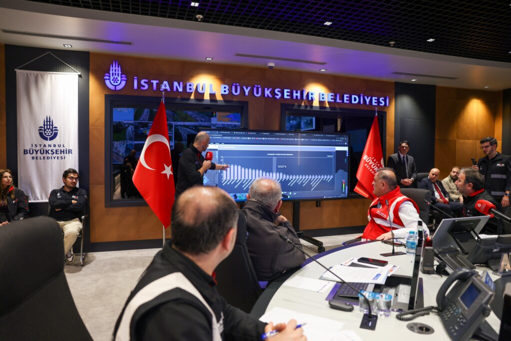 İBB BAŞKAN VEKİLİ NURİ ASLAN AKOM’DA