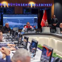 İBB BAŞKAN VEKİLİ NURİ ASLAN AKOM’DA